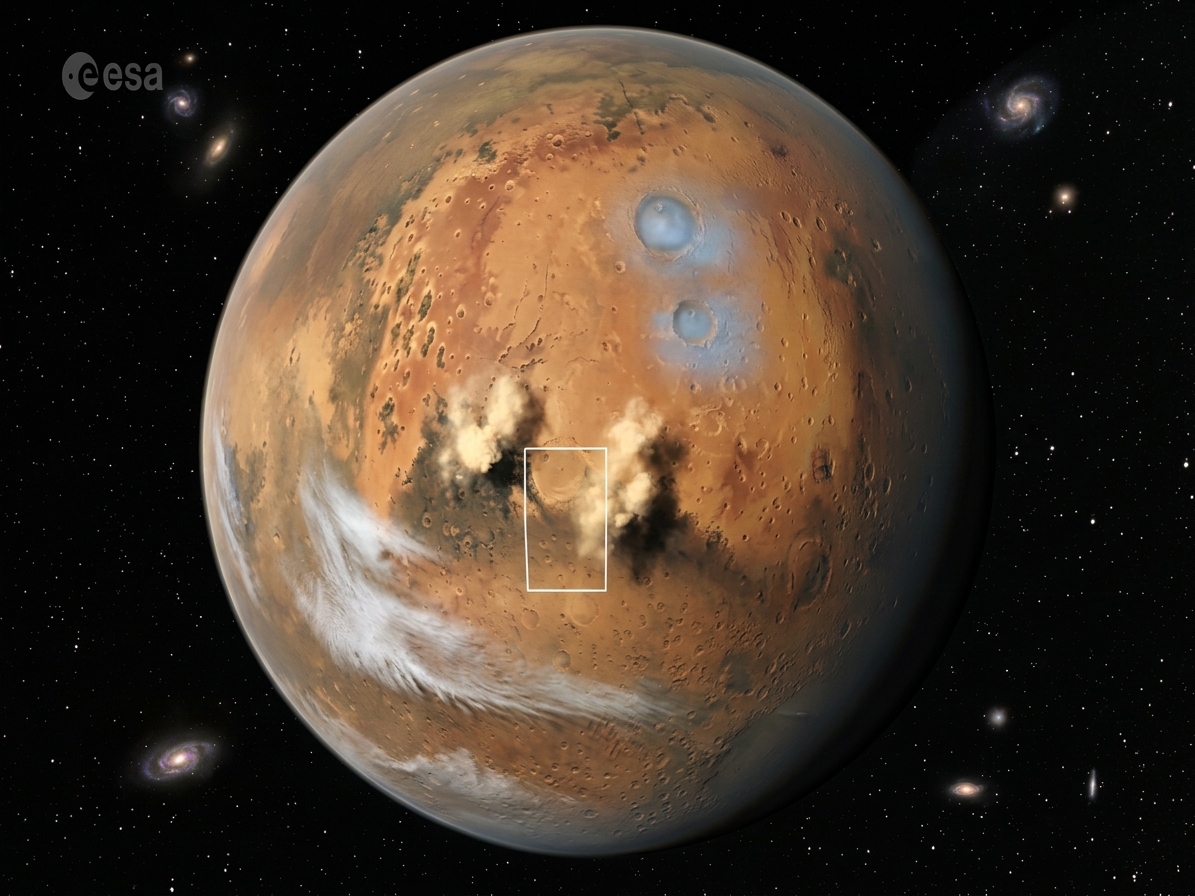 Amazing video of Schiaparelli Crater on Mars released